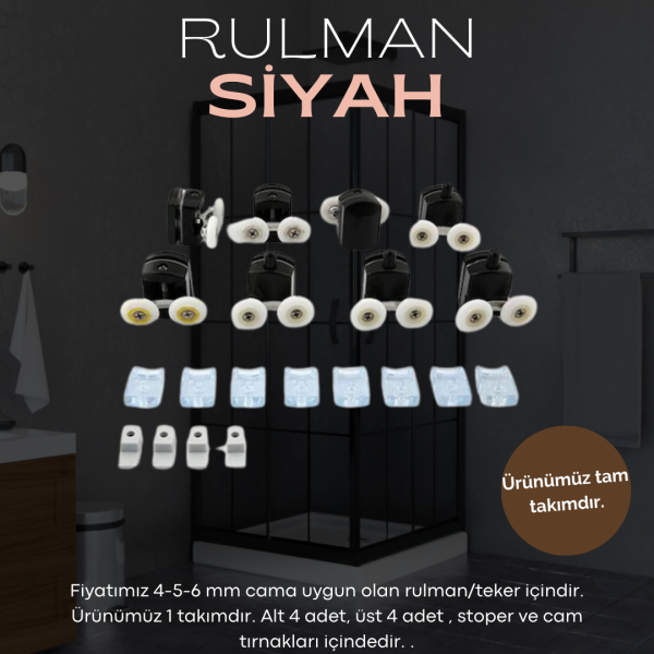 DUŞAKABİN RULMAN/TEKER